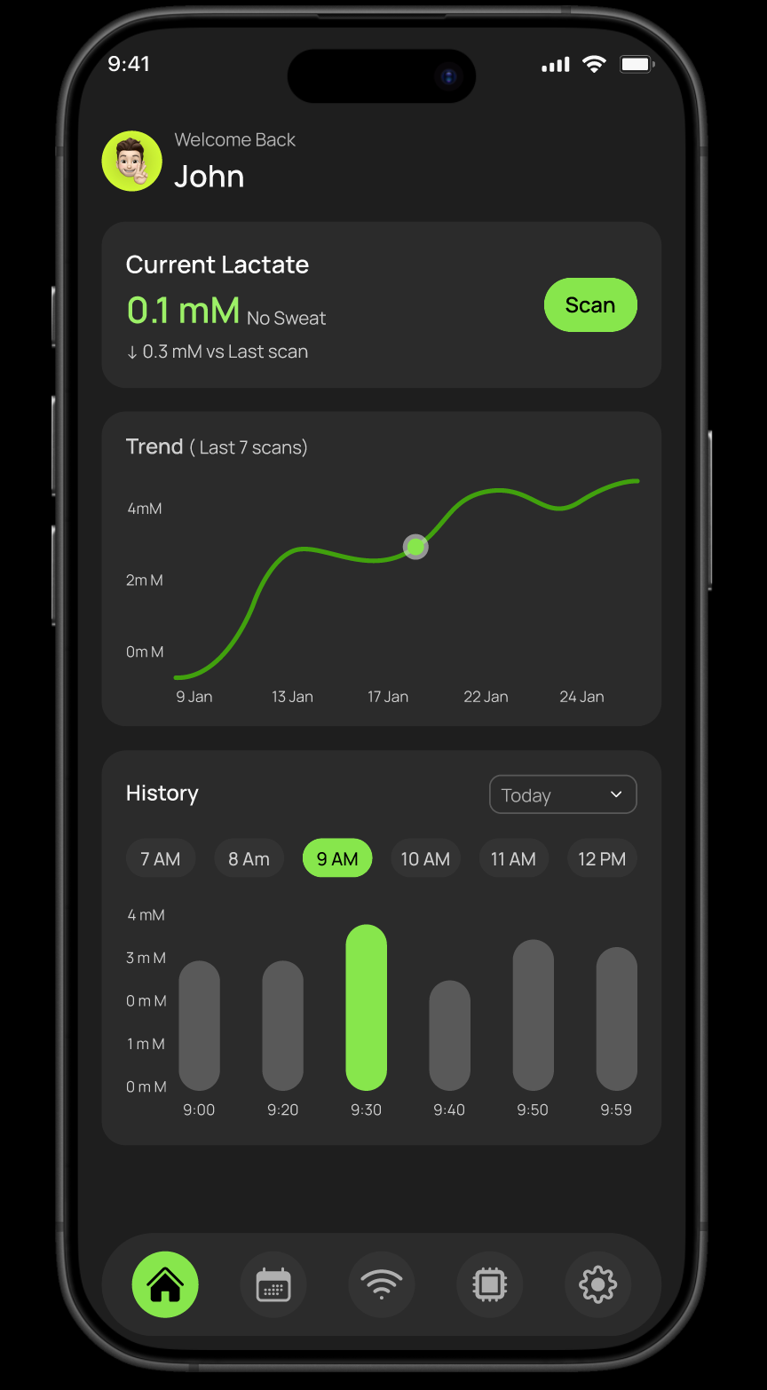 App (wearable coming soon)